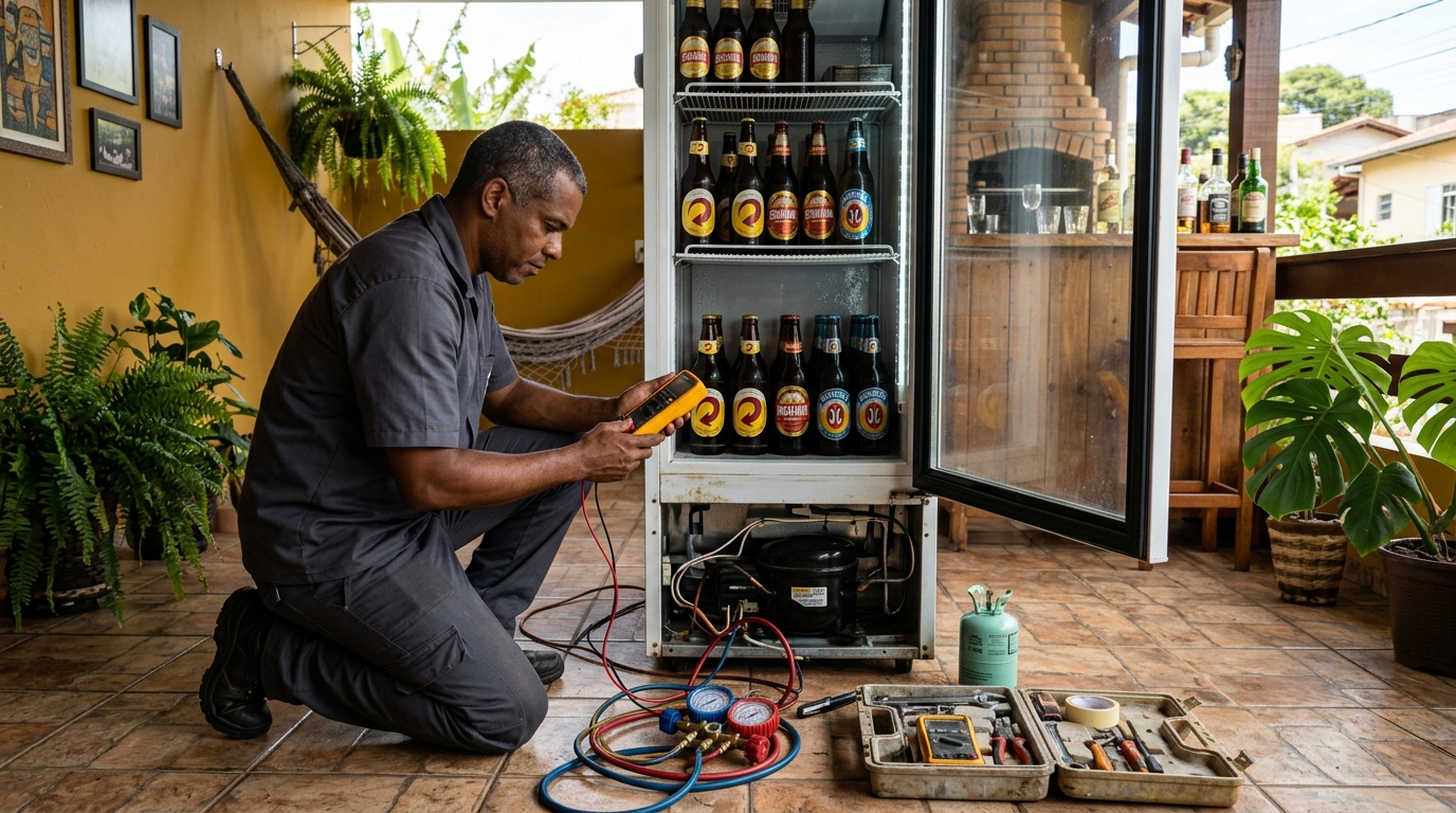 Manutenção da placa eletrônica de cervejeira em Belo Horizonte‑MG
